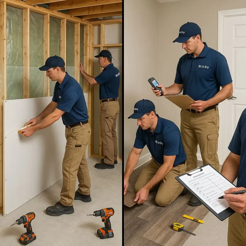 Repairs and Reconstruction process in DeCordova, TX